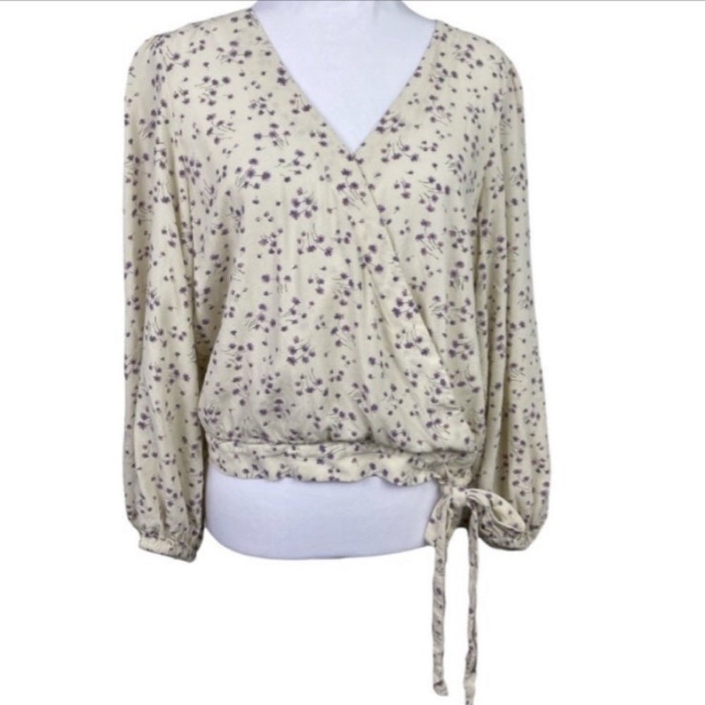 American Eagle crop wrap blouse - Picture 4 of 6